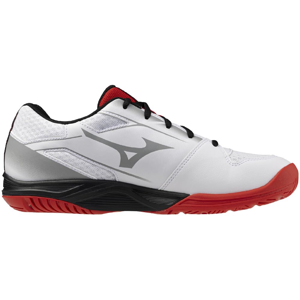 Tennis Shoes Break Shot 5 Wide AC All Court Club Activities Lightweight Game Court Soft Entry Beginner White X Red Cm 3E [Mizuno] 26.5