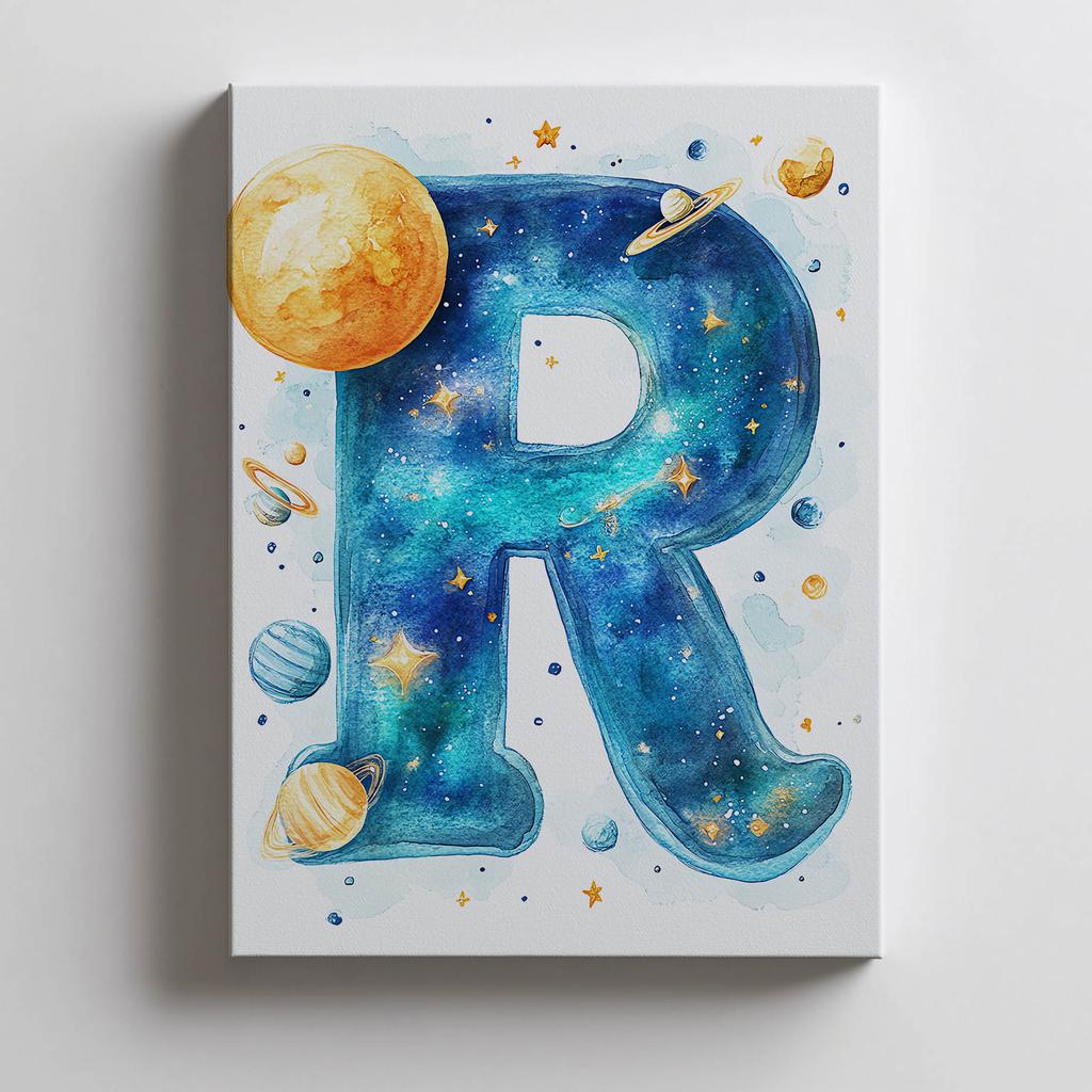 Plakat "R" W Planetarnym Świecie Plakat "R" W Planetarnym Świecie, 70X100 Cm, Bez Ramy, Papier Matowy 230 Gsm