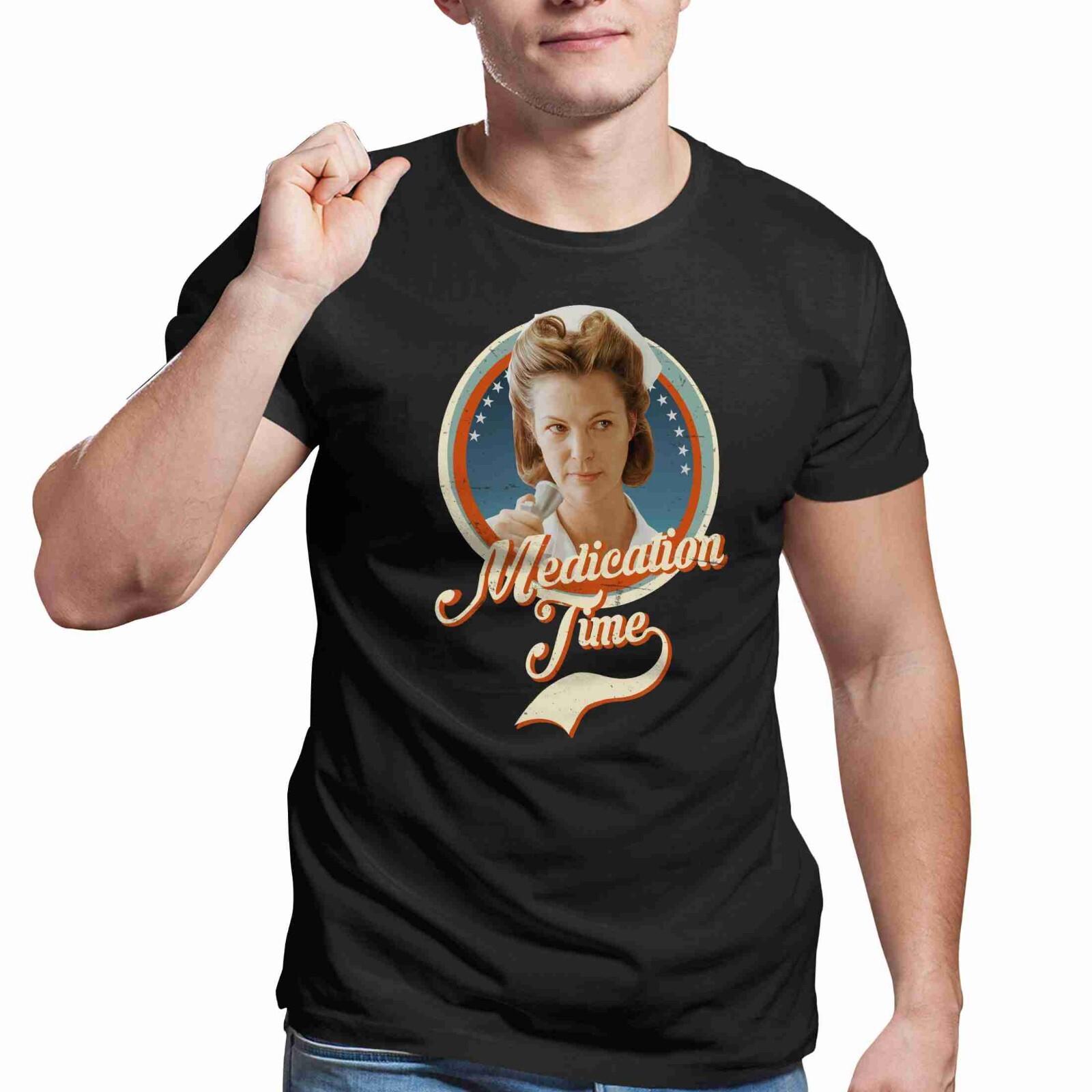 One Flew Over The Cuckoo s Nest Ratched Medication Time Ribon T-Shirt S разноцветный