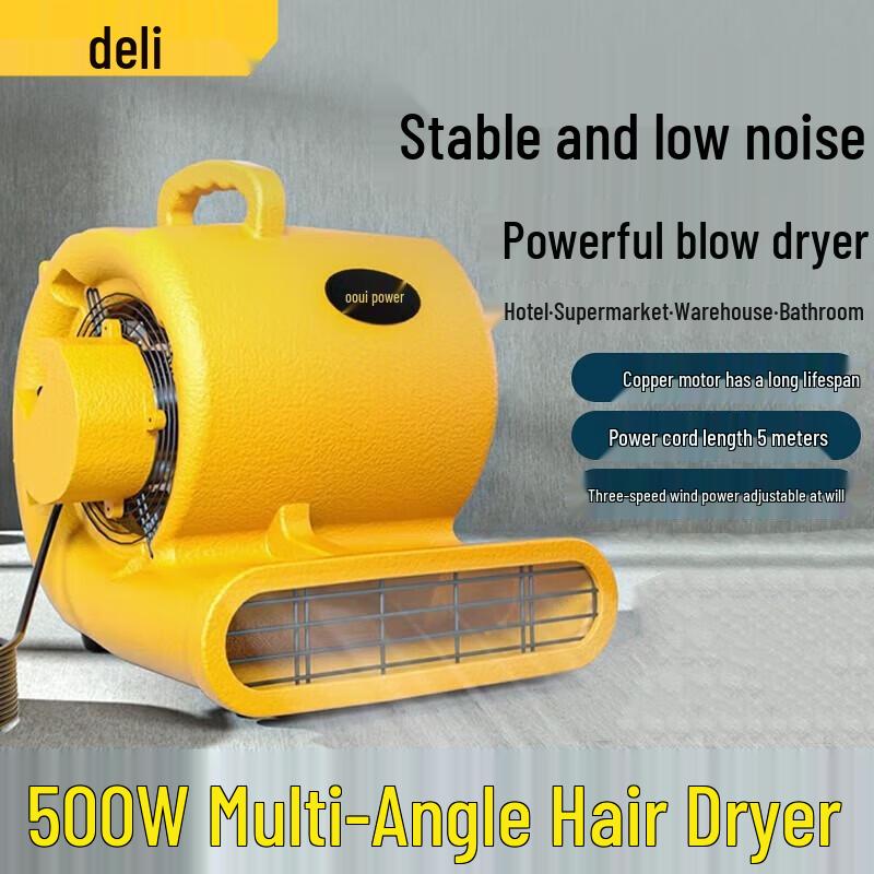 Deli Commercial 500W Floor Dryer Blower