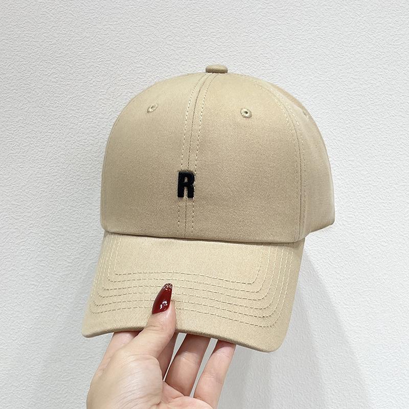 Trendiger Buchstabe R Baseballkappe für Unisex Herbst- und Winterstile Outdoor-Reisen Verstellbar Sonnenschutz Urlaubsgeschenke Schirmmütze