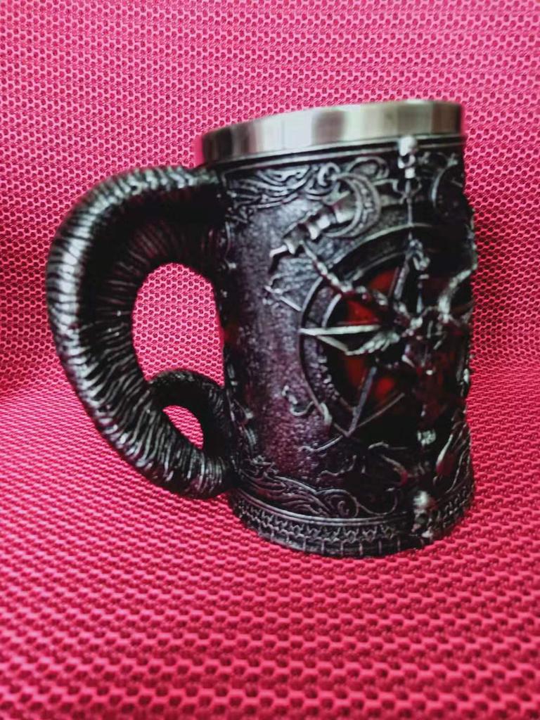 Baphomet Dämon Kelch Tasse - Große Gehörnte Kaffeetasse