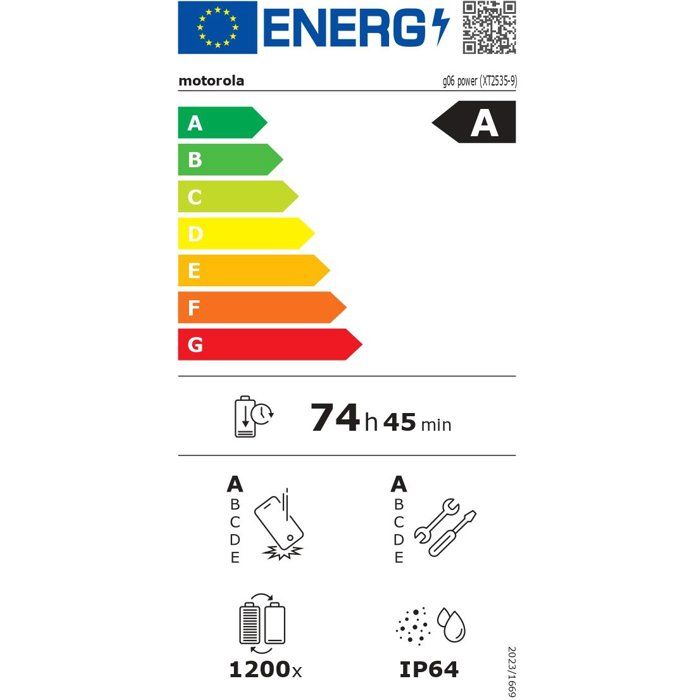 MOTOROLA - G06 Power - 4/256 Go - Bleu