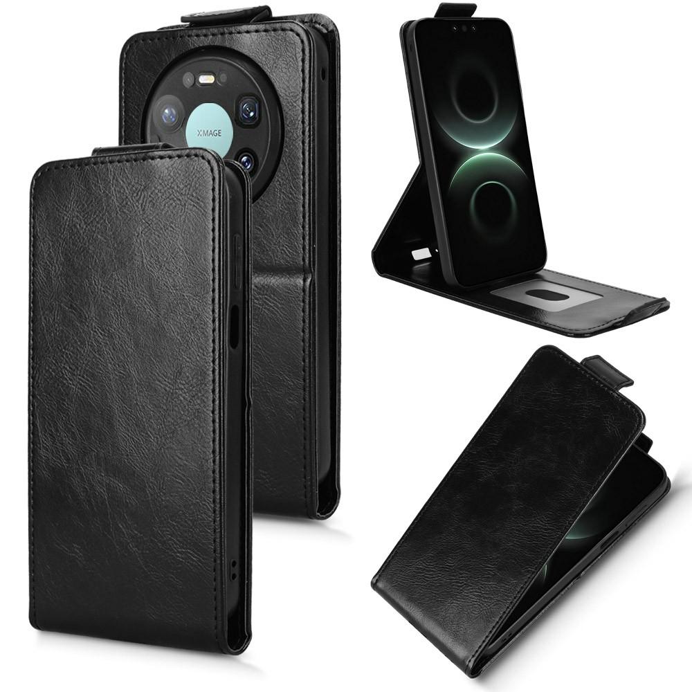 For Huawei Mate 80 Pro Max Stand Case Magnetic Clasp Vertical Flip Leather Phone Cover with Card Holder