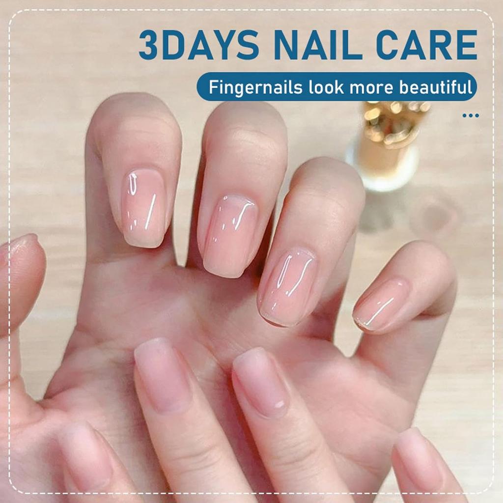 Nail Strengthener Polish, Keratin Nail Treatment for Thin Weak & Damaged Nails, Clear Nail Polish Solution Deep Moisturizer and Smoother Nail Care,