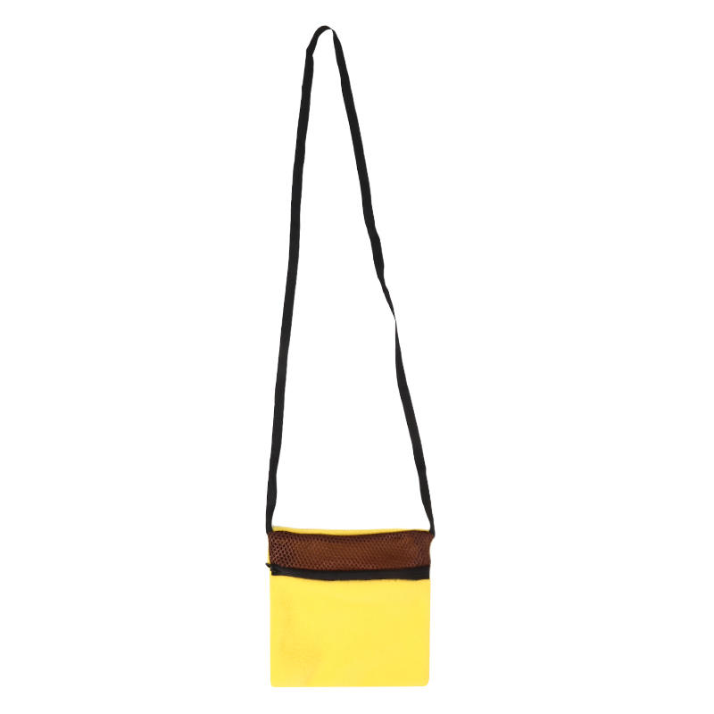 

1 шт. Сумка-переноска для маленьких питомцев, сумка-шлейка для хомяка, спальный мешок для хомяка, двухслойный плюшевый, теплый, удобный, зимние принадлежности, подходит для хомяков, песчанок One Size жёлтый