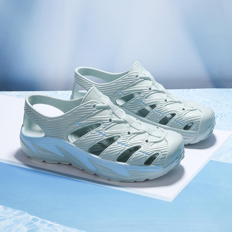 

Модные летние мужские сандалии на толстой подошве, нескользящие, дышащие, с закрытым носком, повседневные, для пляжного отдыха, пляжные сандалии, для путешествий, досуга, плюс для улицы 39