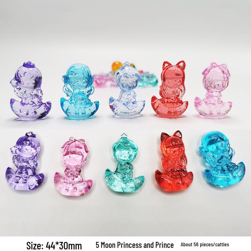 Colorful Mini Acrylic Milk Bottle Cartoon Ornaments - Cute Handmade DIY Decorative Accessories