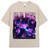 Casual Hot Anime KPop Demon Hunters Saja Boys T Shirt Harajuku Vintage Manga Men's Women T-shirt Loose Cotton T Shirt Streetwear