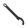 Spanner Wrench Black Color Portable Ergonomic Design 45 Steel Hook Wrench Tool for Machinery