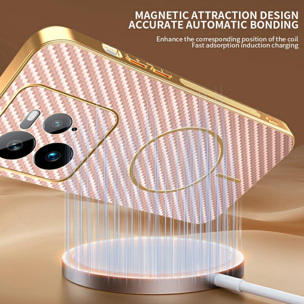 For Realme GT 7 Pro 5G Phone Case Carbon Fiber Textured Electroplated TPU Back Cover
