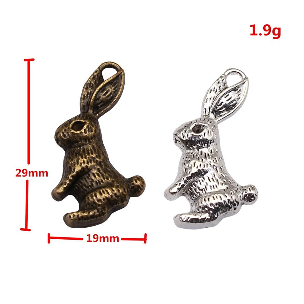 Pig Sheep Cow Mr Rabbit Charms Alloy Pendants For DIY Bracelet Necklace Accessories