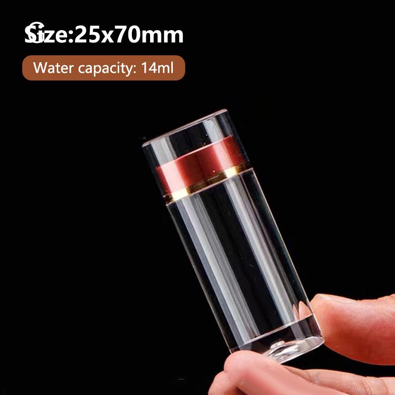 Sample Tablet Packaging Bottle Container Pill Packer Acrylic Jars Capsule Bottles With Lid For Pill 5/8/14/16/22Ml