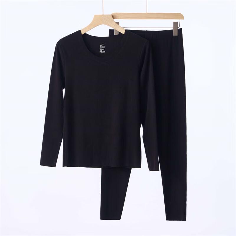 Muqingqing Shengge Unisex Velvet Thermal Underwear Set