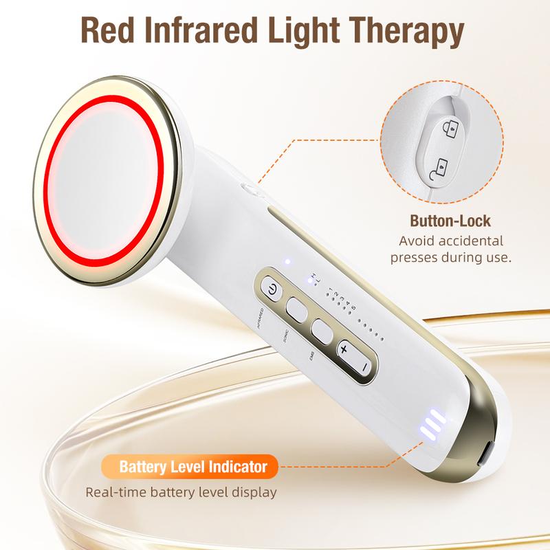 5 IN 1 EMS Ultrasound Cavitation Machine LED Light Facial Body Slimming Vibrating Massager Anti Cellulite Fat Burner Device
