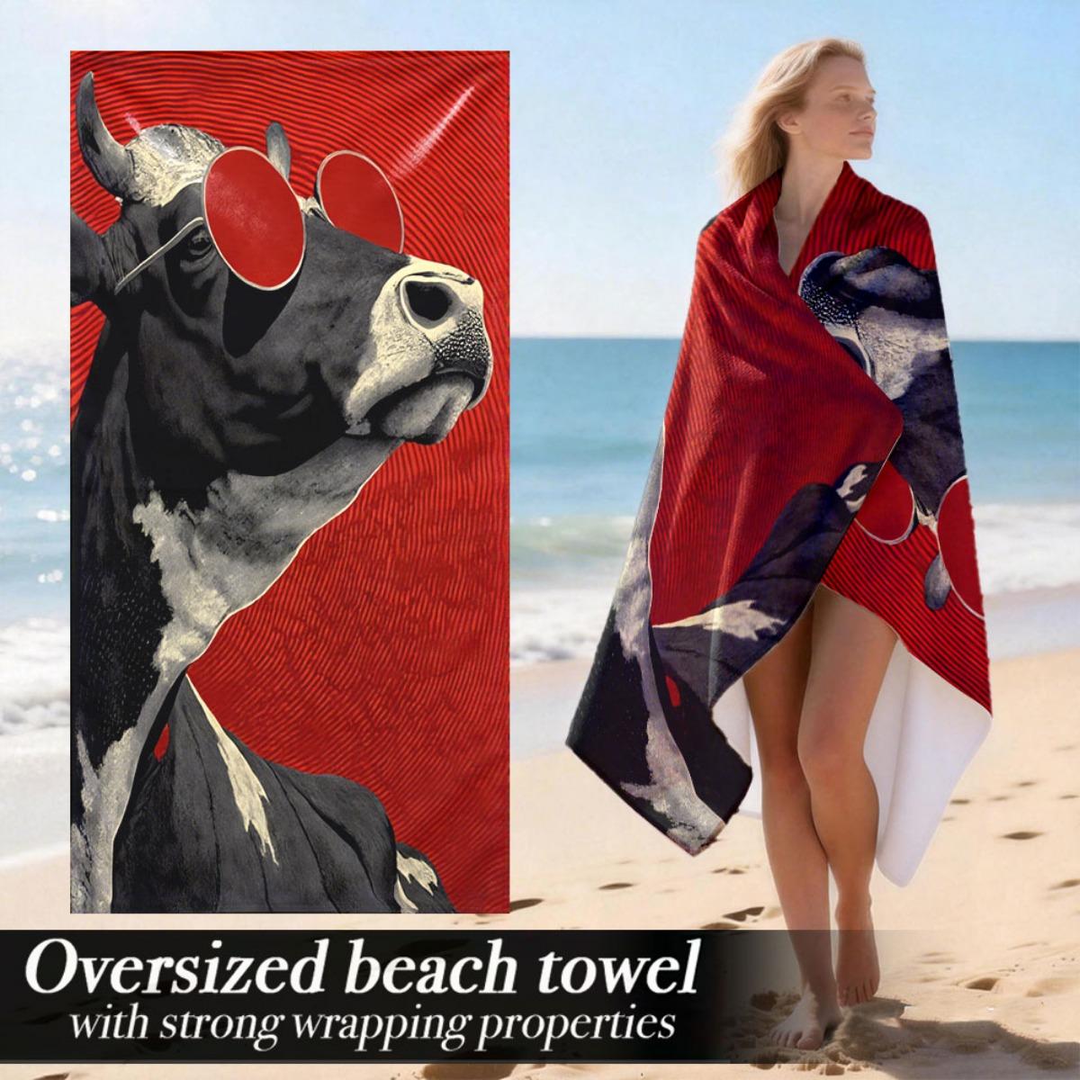 

Beach Towel | Lightweight Plush Absorbent Soft Luxury Oversized with Strong Wrapping Properties Bath Towel | Suitable for Gym, Y W40*H60(CM)