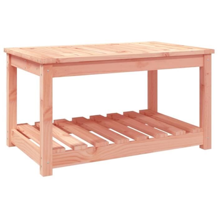 VidaXL Table de jardin 82,5x50,5x45 cm bois massif de douglas 824139