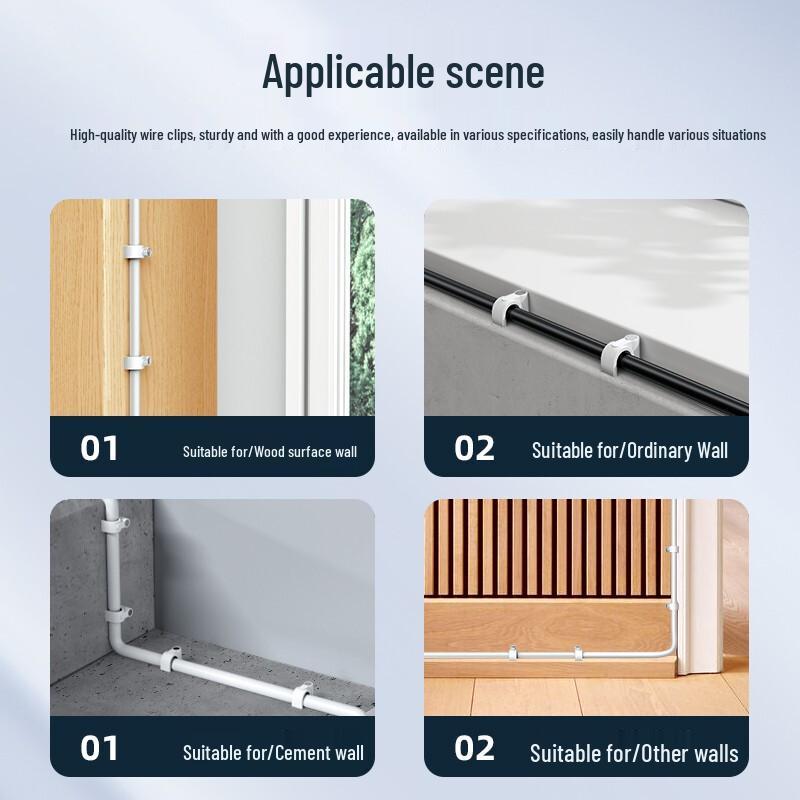 Shanze Round Cable Clips Wall Tacks