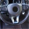 Steering Wheel Carbon Fiber Trim Cover For Benz C E GLC GLA CLA W205 W213 X253