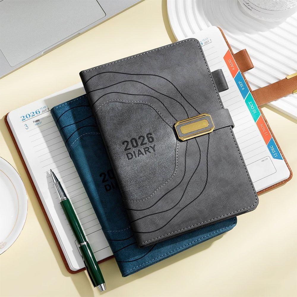 365 Days Per Day A5 Agenda Planning Notebook Thickened Office Work Planner  Work Efficiency Book