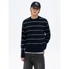 8Seconds Pinstripe Round Knit Navy