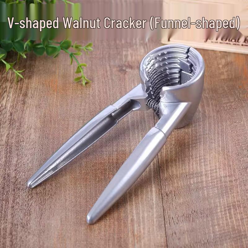 Aluminum Alloy Walnut & Hazelnut Cracker Pliers – Multi-functional Nut Sheller Tool