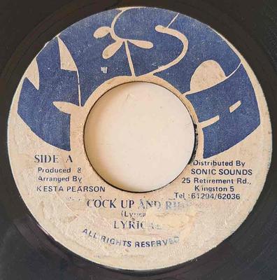 7-Zoll-Schallplatte LYRICAL Cock Up And Ride NONE Kesta Jamaica Reggae Ska Dub Used