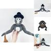 New Gorilla Tag Monke Plush Toy Stuffed Animal Doll With Hat 25cm Tall