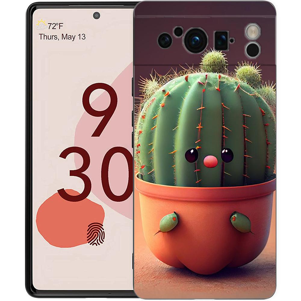

Plant Cactus Phone Case Cover for Google Pixel 8 7 6 7A 6A Pro 5G Shockproof Silicone Soft 9 Pro XL 8 Pro 5G Shell Capas Bags Pixel 7 5G