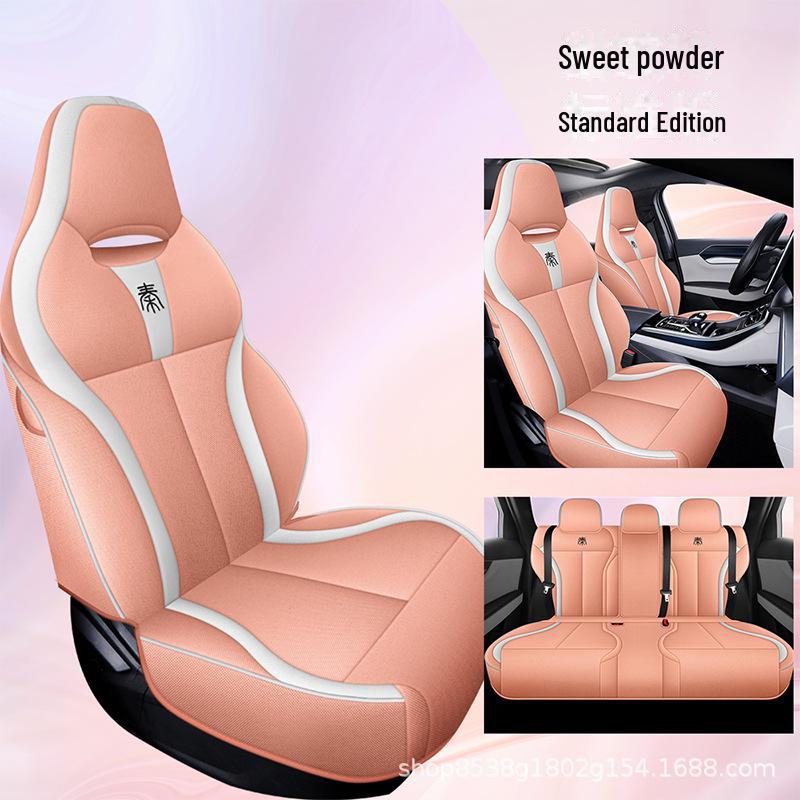 

Чехлы для автомобильных сидений BYD 2021 Qin Plus DMI/EV на всесезонные сиденья Custom Fit