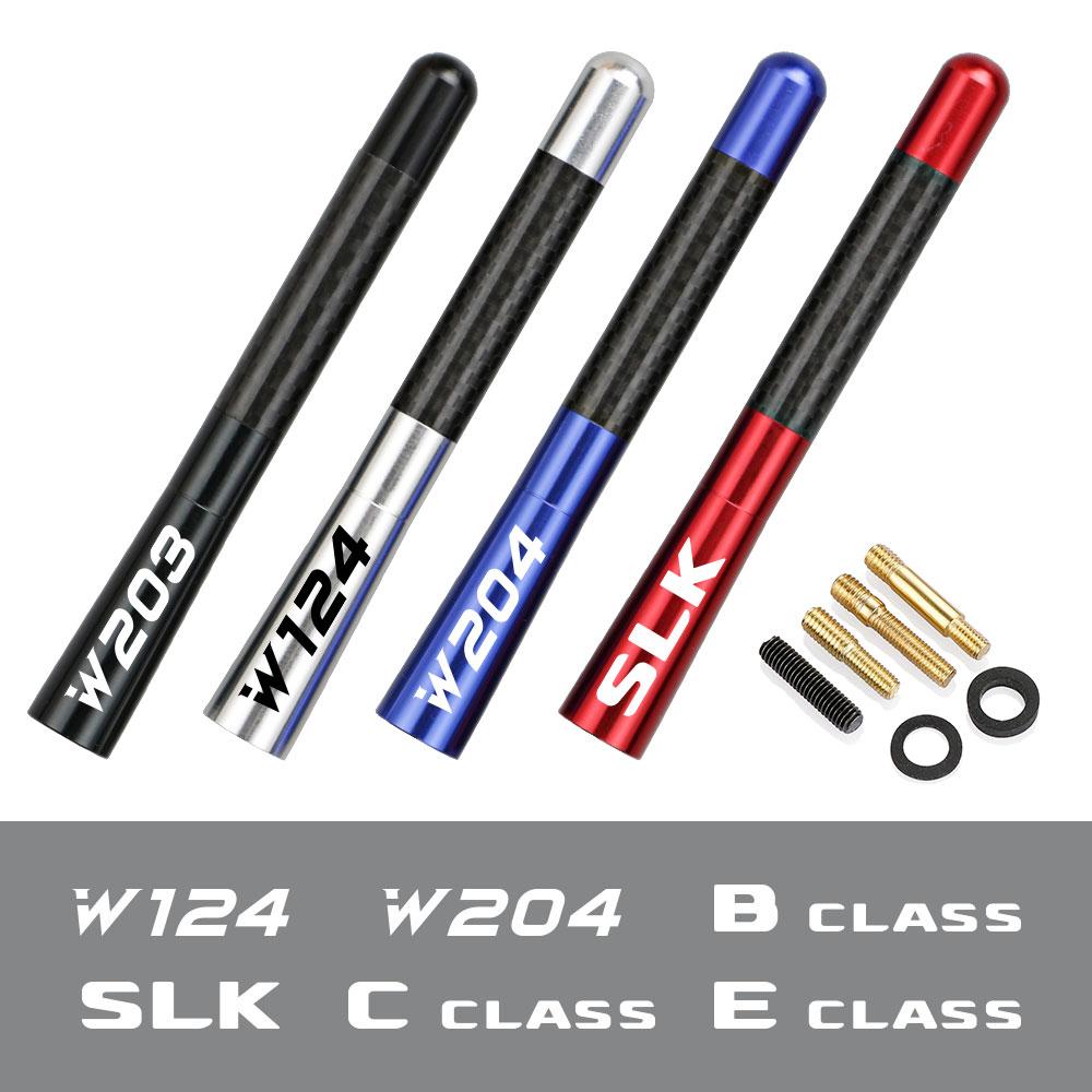 

12 см радиоприемник из углеродного волокна, автомобильная антенна, автоаксессуары для Mercedes Benz W124 W203 W204 Slk R171 R170 Cla Sl Slc CBEAS