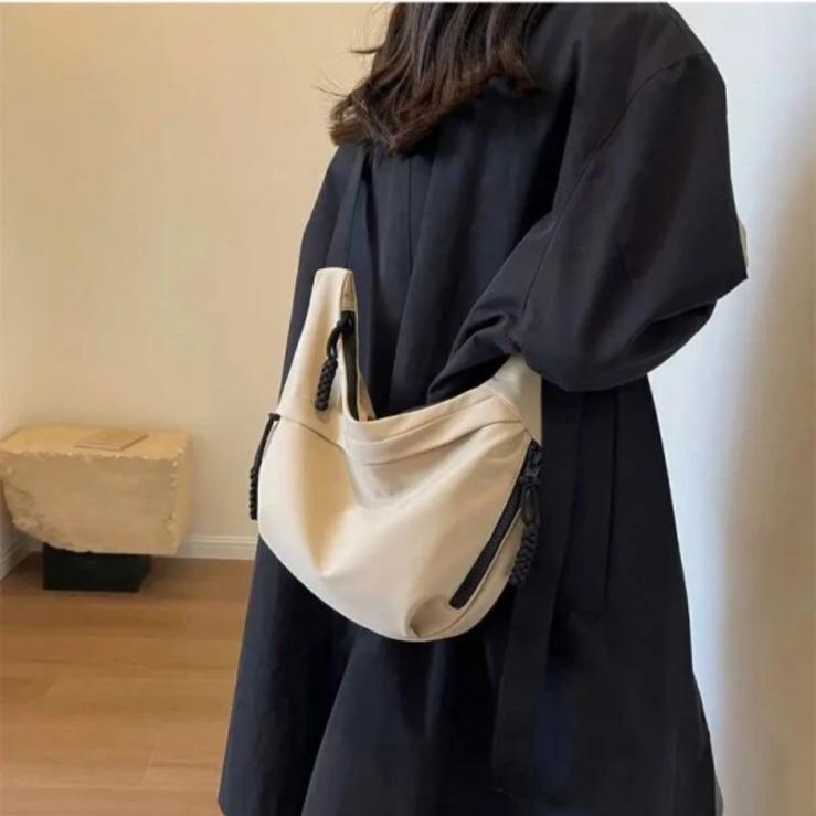 2024 Women's Casual Oxford Crossbody & Shoulder Bag - Dumpling Style for Students & Commutes