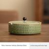 Vintage Ceramics Ashtray Living Room with Lid Anti Fly Ash Ceramic Cigar Ashtray Decoration Chinese Home Decoration Art Friend