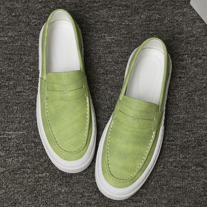 Brand Thick Soled Low Top Men's Loafers High-end Office Business Work Shoes Men's Sports Leisure Shoes Versatile