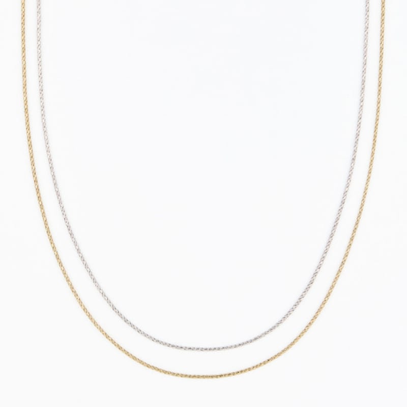 

CETTRE Silk chain necklace ver.2 14k Gold plated