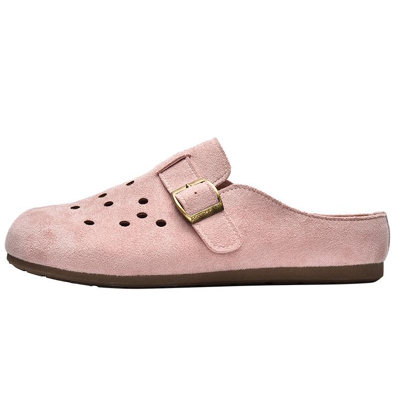 

В продаже новые товары, летние новые ретро полушлепанцы с мягкой подошвой, с сумкой на носке, на толстой подошве, с отверстиями 3544 40