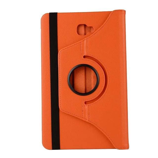 

Вращающийся на 360 градусов чехол из искусственной кожи для Samsung Galaxy Tab Advanced 2 10,1 дюйма SM-T583, откидная подставка для умного планшета оранжевый