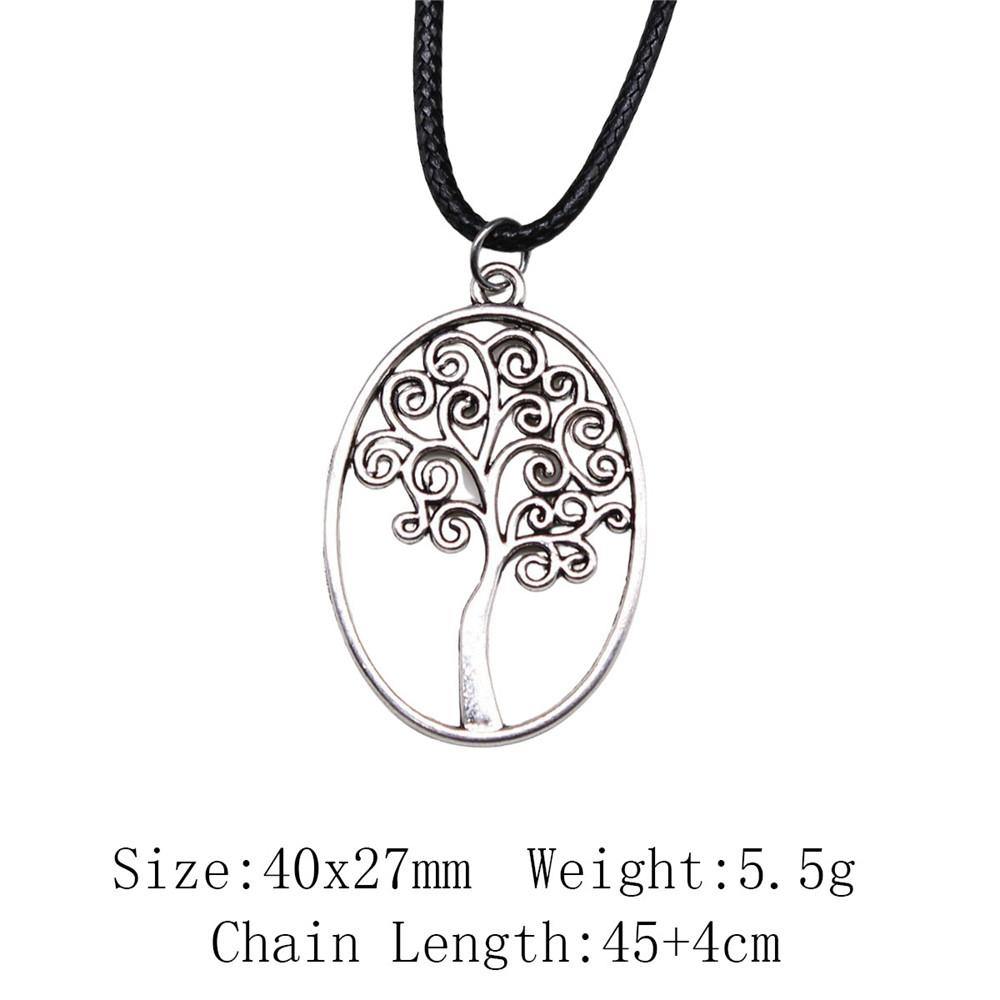 Valentinstag Halsdekoration Lebensbaum Baum Halskette Lederkette 45cm Günstige Dinge Choker Hals