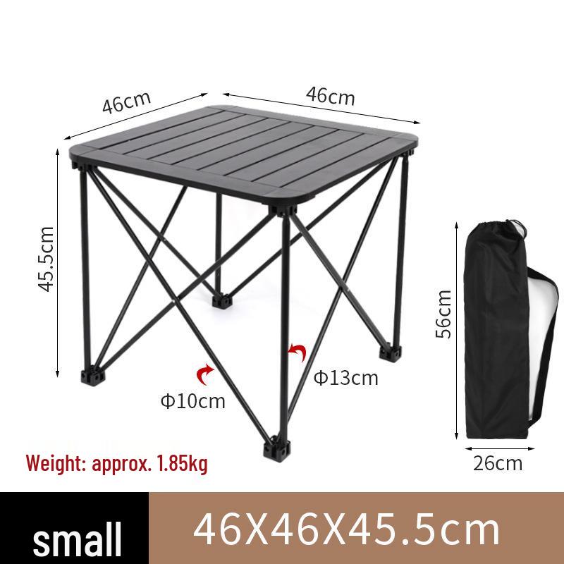 Portable Aluminum Folding Table & Chairs for Outdoor Camping and BBQ