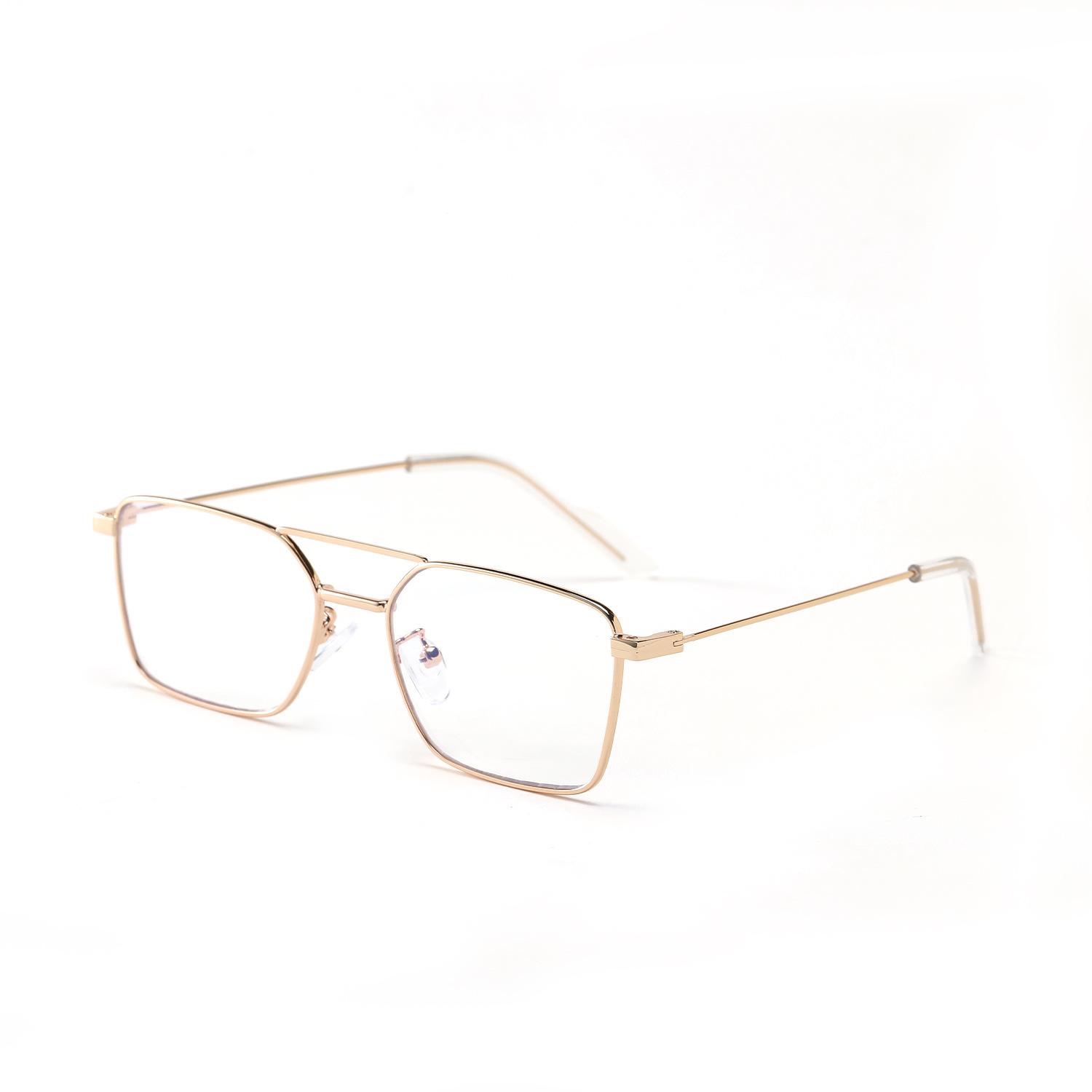 

Очки 30010 Летняя оправа Marine Sheet Square Double Beam Солнцезащитные очки, разноцветные плоские стекла