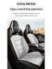 Beijing Magic Cube Universal Full Surround Leather Car Seat Cover Cushion for Five-Seat Vehicles.
