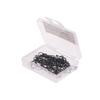 100Pcs/Box High Carbon Steel Fish Hook Durable High Strength Barbed Fishing Hooks With Ring For Carp Fishing Accessories