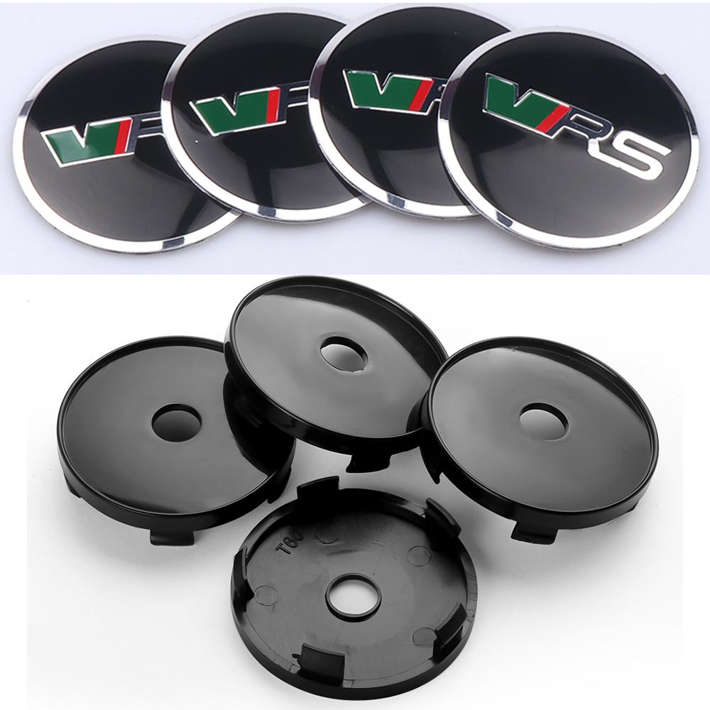 2025 New 4Pcs Aluminum Alloy Car Wheel Center Hub Caps Cover Rim Sticker Badge For Skoda Octavia 2 VII Fabia Rapid Superb Scala