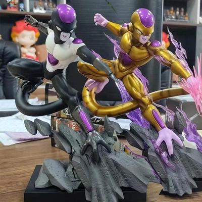 Frieza Figure Gold Freezer Anime Figures Black Frieza GK Figurine PVC Statue Model Doll Collectible Toy Gifts