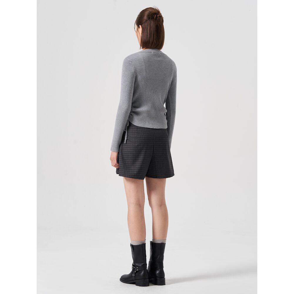 8seconds Button-Detail Inner Knit Gray