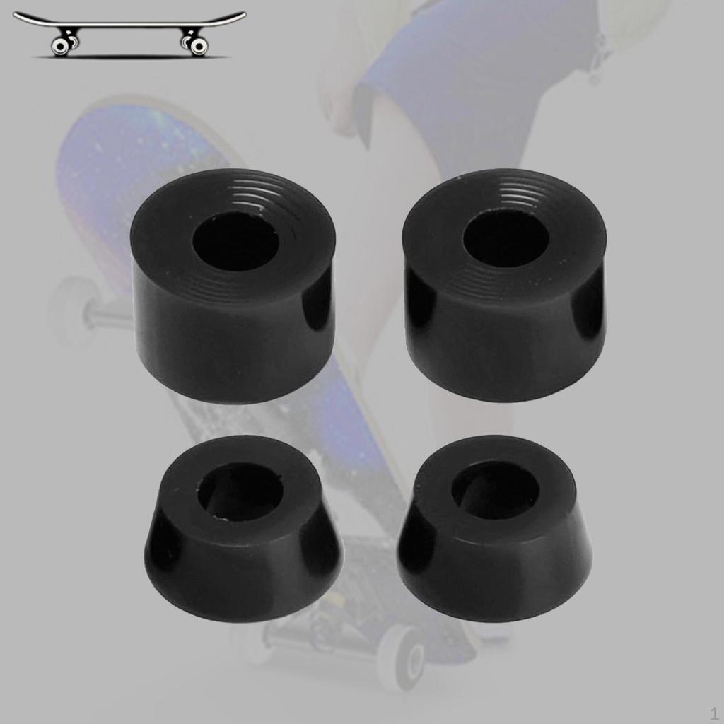 4 Pieces PU Skateboard Truck Replacement Bushing 11x16mm 7'' Trucks Bushings Longboard Rebuild Kit