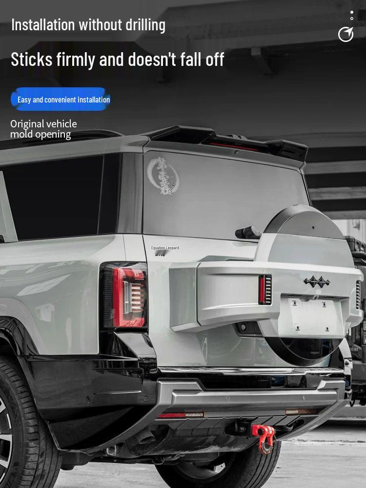 Equation Leopard 8 Special MC Sport Rear Top Diffuser Hole-Free Exterior Upgrade Spoiler