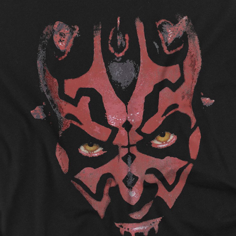 STAR WARS Unisex Adult Darth Maul Long-Sleeved T-Shirt