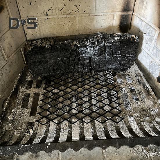 Grătar pentru șemineu Dispozitiv de fixare a jarului Rezistent la căldură Instalare simplă Dispozitiv de fixare a jarului universal Accesorii pentru grătar pentru șemineu