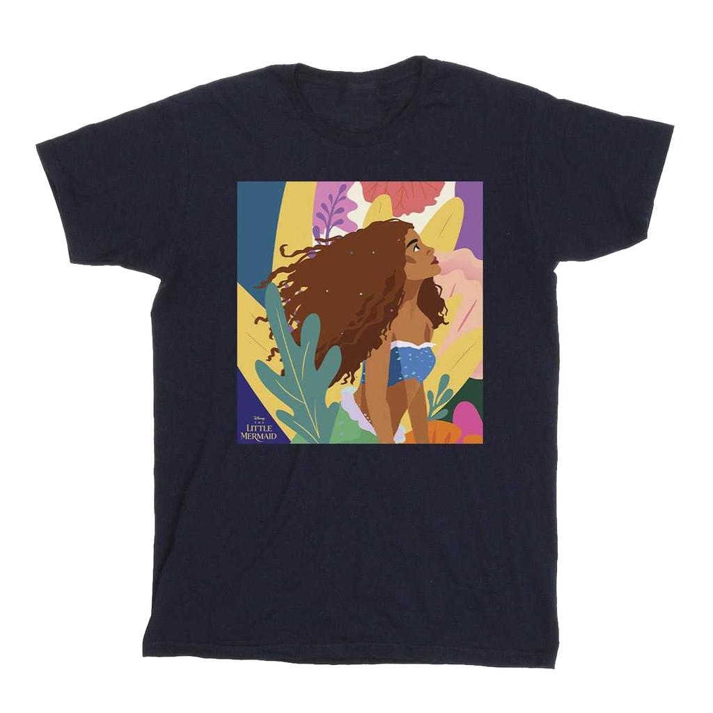 The Little Mermaid Girls Colourful Cotton T-Shirt